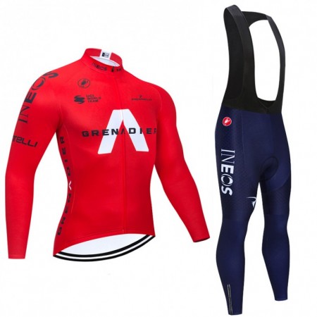 Tenue Maillot M/L + Collant à Bretelles 2021 Ineos Grenadiers N005